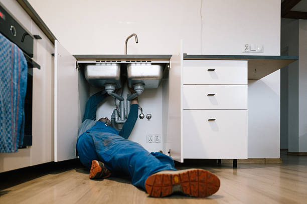 Professional Drain Cleaning technician working in Wyandotte, MI